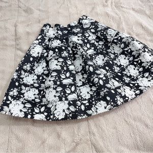 Structured skirt, floral